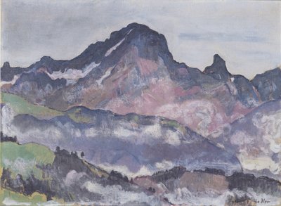 Le Grand Muveran - Ferdinand Hodler